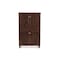 Baxton Studio Fernanda 4-Door Oak Brown Wooden Entryway Shoes Storage Tall Cabinet 118-6512 - alternate 1